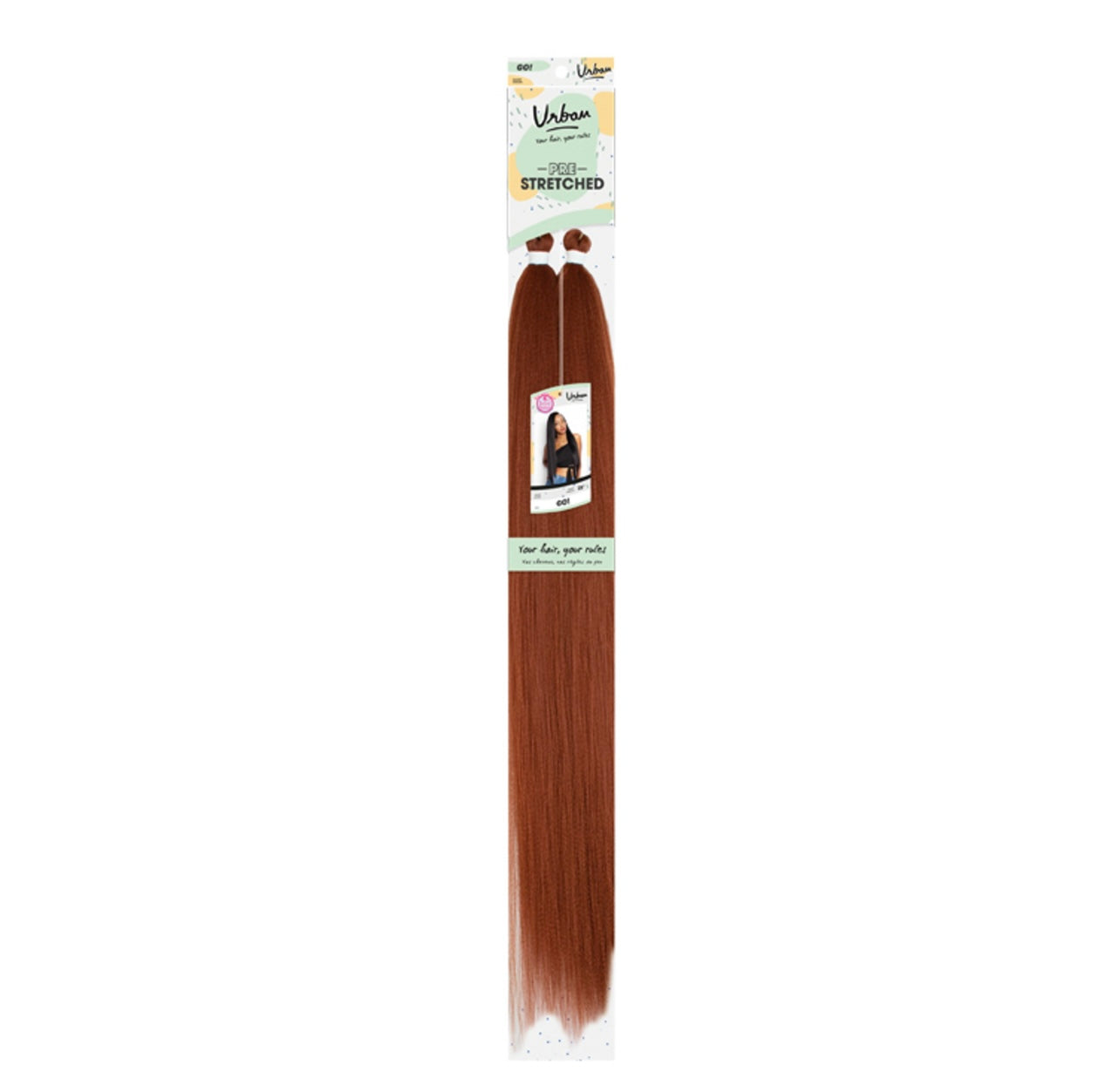 Urban- Go! 28" Pre- Stretched Hair
