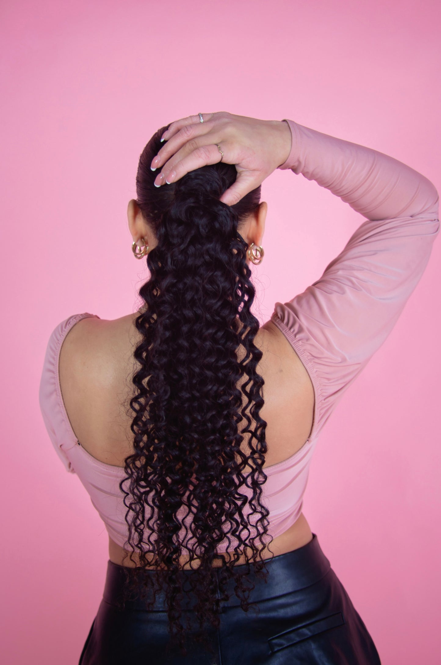 Curly Ponytail