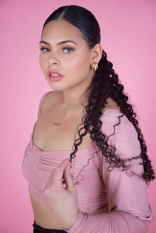 Curly Ponytail